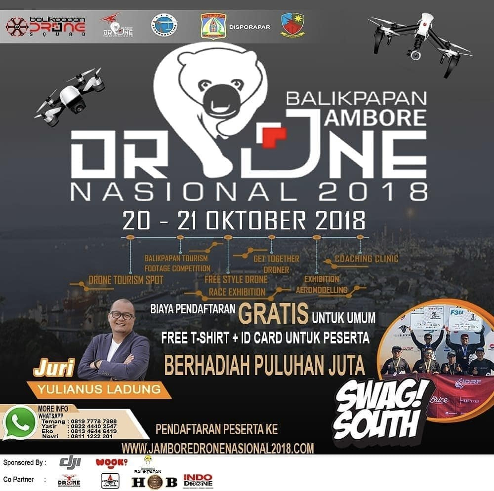 Poster Jambore Drone Nasional 2018