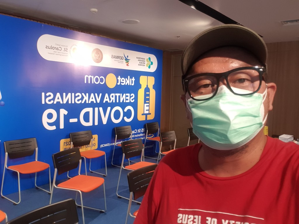 Lokasi pemberian vaksin di RS St. Carolus